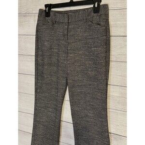 Express Women’s Editor Pants Size 4R Black Mid Rise Stretch Dress Slacks